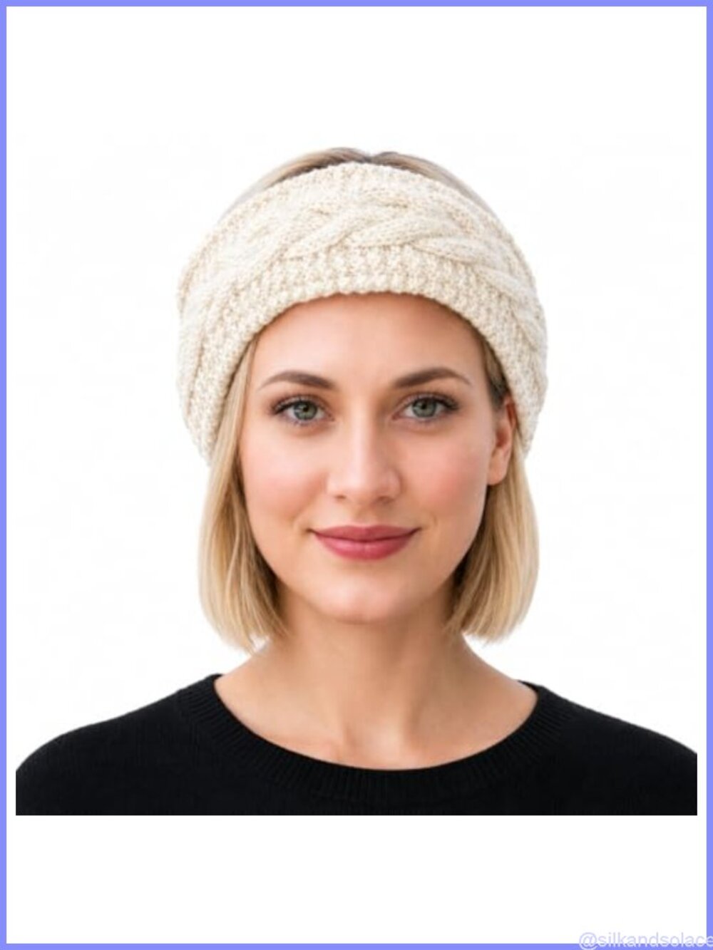 Handmade Wool Headband Ear Warmers Extra Wide Winter